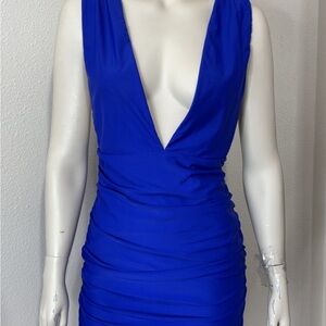 Superdown Blue Sleeveless Dress